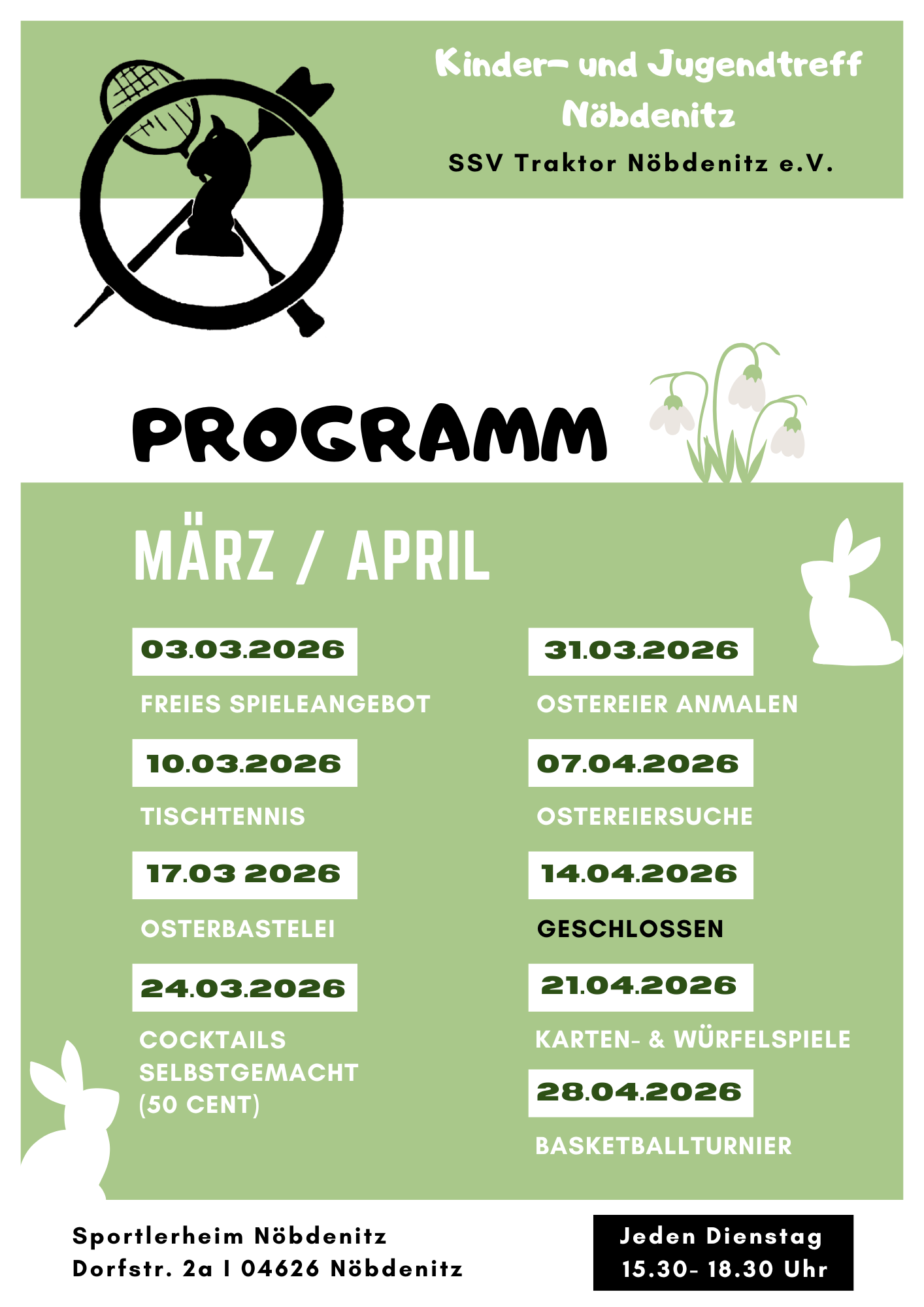 Programm März-April 2026